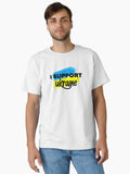 NO War I Support Ukraine Classic Shirt T Shirt Peace Message