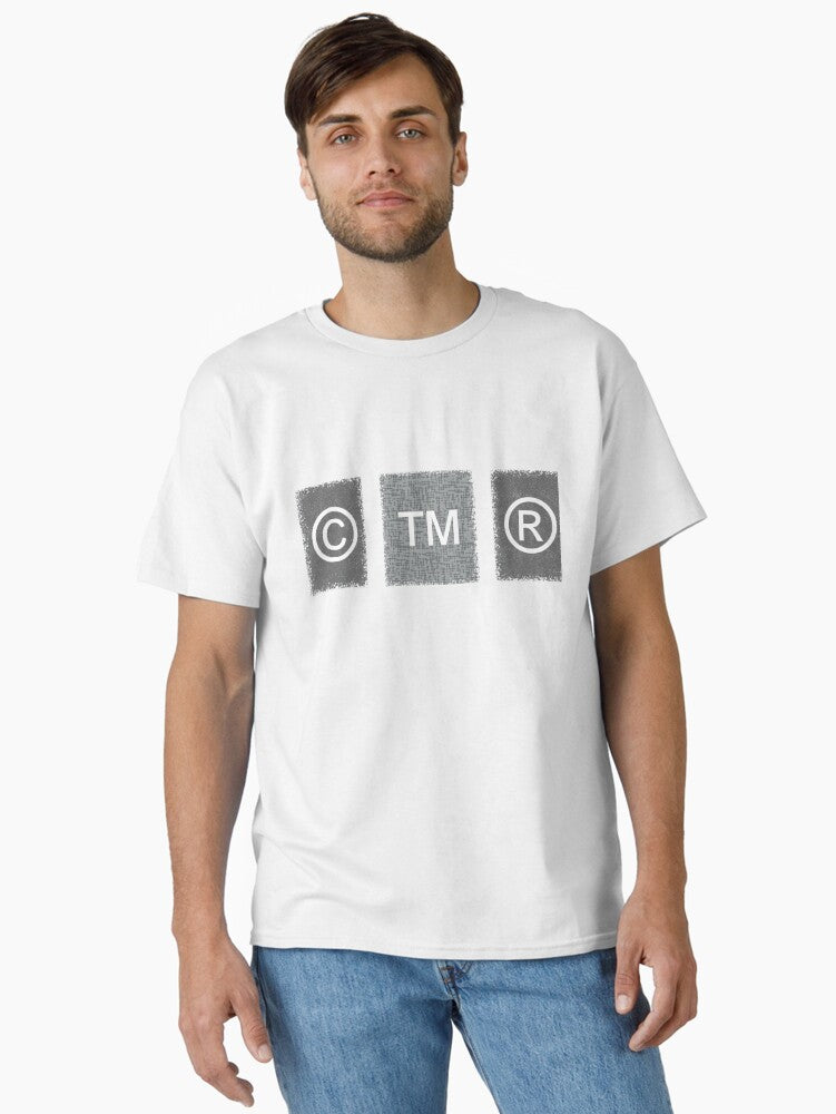 Copyright Trademark Registered Classic T Shirt T Shirt Premium Print