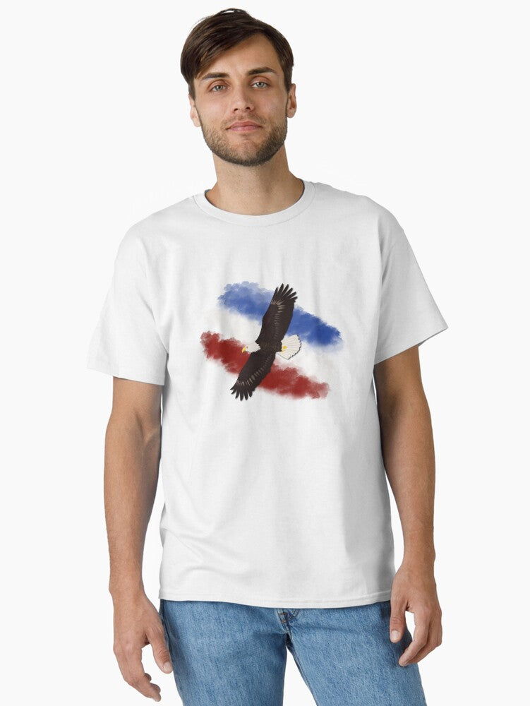Bald Eagle Red White and Blue Classic Shirt T Shirt US Trend