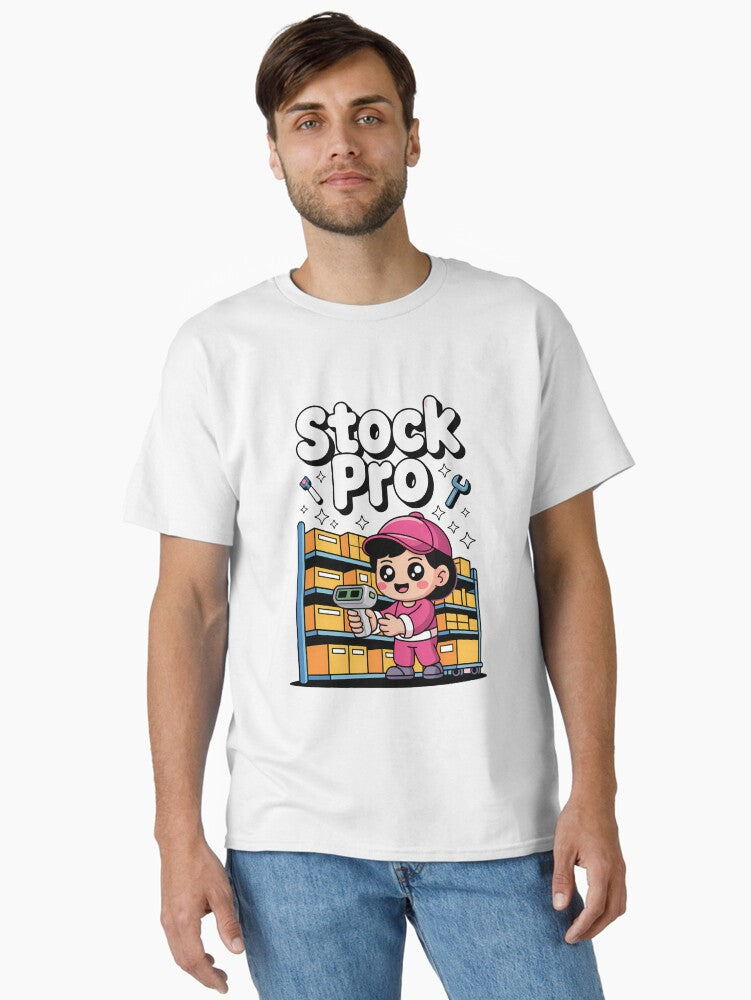 Cute Warehouse Stock Pro With Barcode Scanner Classic T Shirt