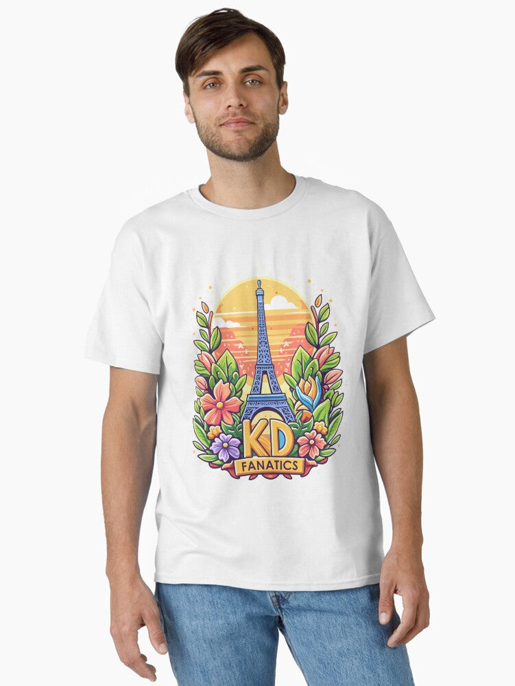 Spring Summer Floral Design Logo KD Fanatics Classic Shirt T Shirt Gift Ready