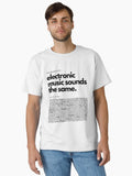 Electronic Music Genre List Funny Techno Classic T Shirt