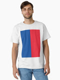 Crystal Palace Blue and Red Half design Classic Shirt T Shirt Clean Design