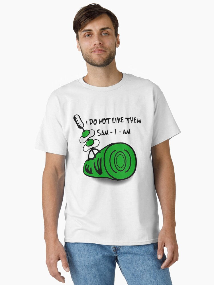 Green Eggs and Ham I Do Not Like Them Classic T Shirt T Shirt Viral TikTok Daily Wear