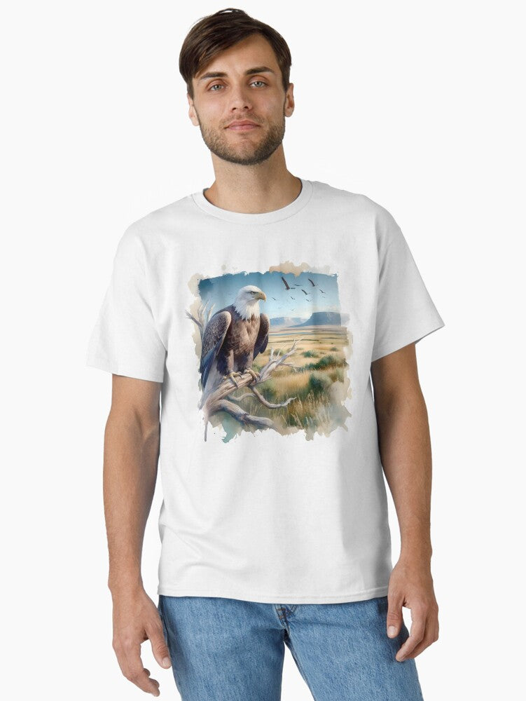 American Bald eagle Classic Shirt T Shirt Clean Design
