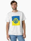 Peace Sign for Ukraine all proceeds donated Classic Shirt T Shirt Minimal Style