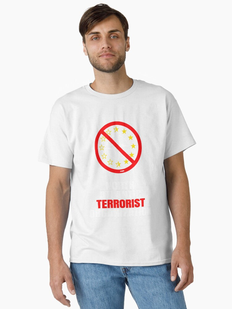 NATO North Atlantic Terrorist Organization Anti War Classic Shirt T Shirt Clean Design