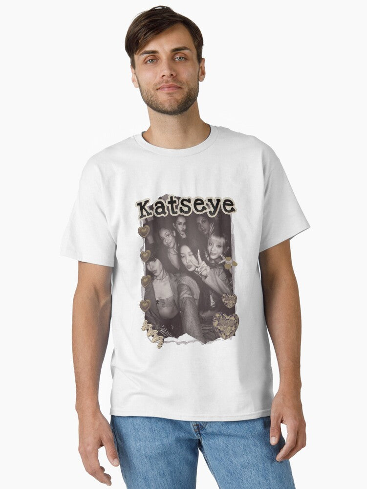 KATEYE Kpop Y2K Group Scrapbook Collage Cozy Y2K Vintage Design Classic T-Shirt