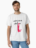 Keep Calm And Play On Classic T-shirt | Trendy Graphic Tee | Casual Unisex T-shirt