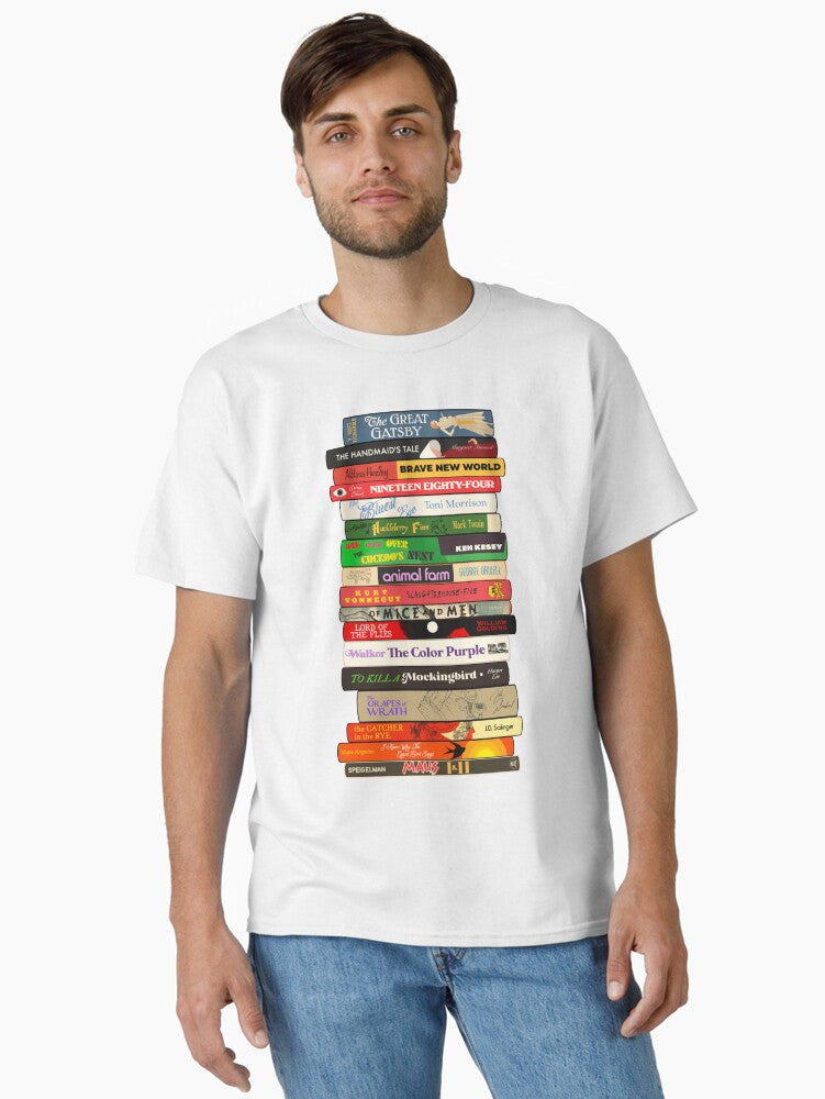 Banned Books Stack 1 Classic T Shirt T Shirt Trending 2025 Top Rated Design
