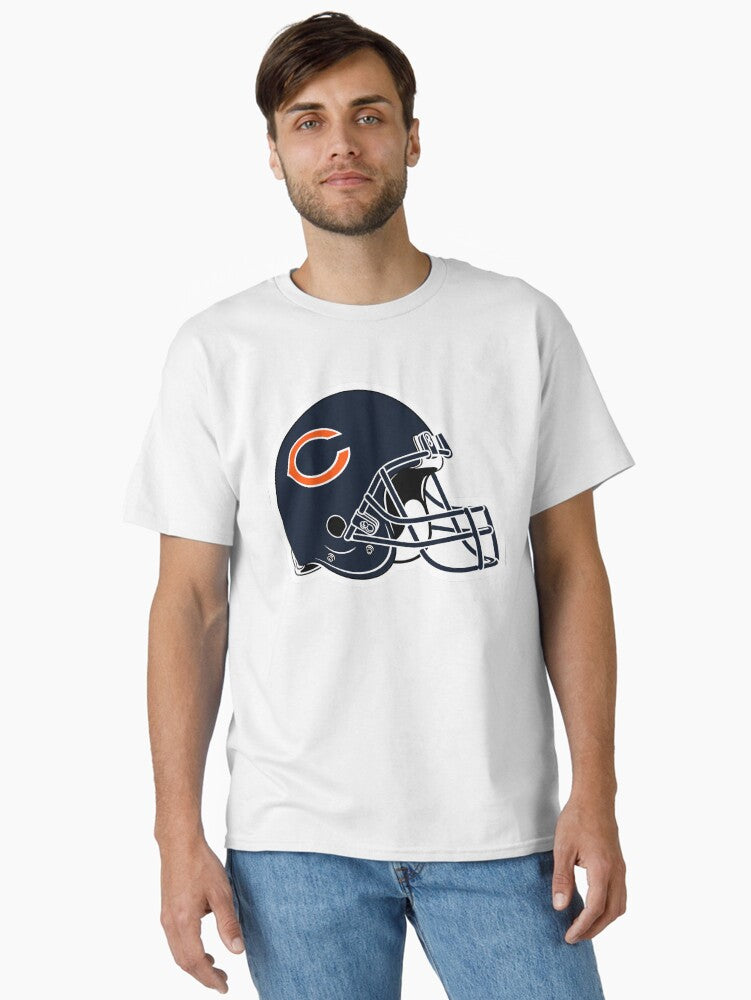 City Football Helmet Classic T Shirt T Shirt Premium Print