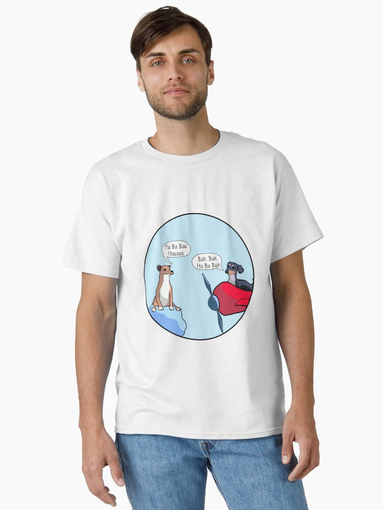 Dog Of Wisdom Duo Classic T-Shirt | Premium Unisex T-Shirt, Trending Graphic Tee