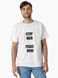 STOP WAR PEACE NOW Classic Shirt T Shirt Peace Message