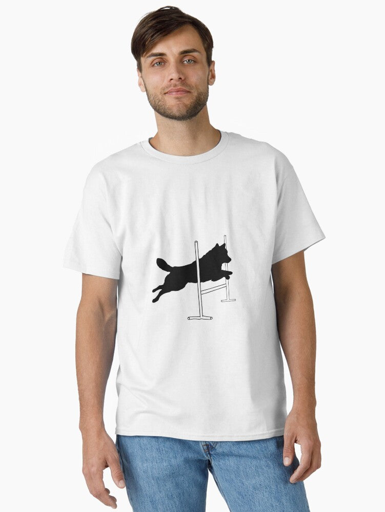 Siberian Husky Agility Silhouette