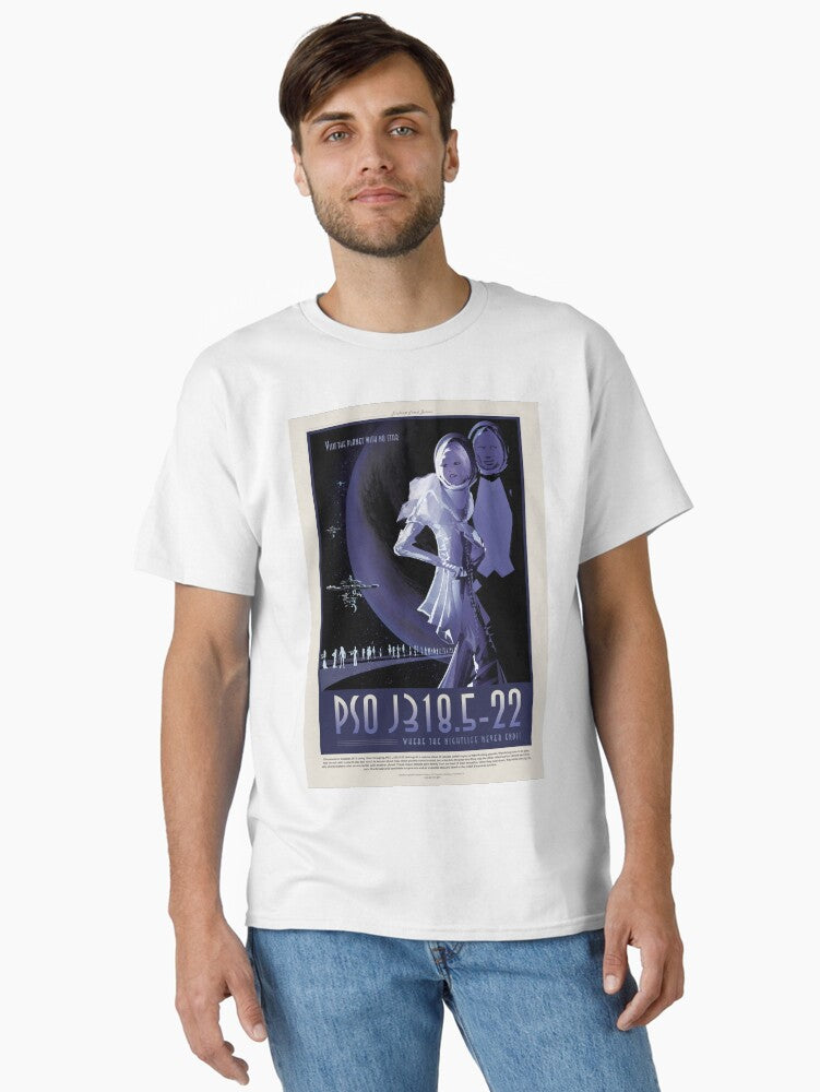 NASA Retro Futurism Classic T-Shirt | Premium Unisex T-Shirt, Trending Graphic Tee