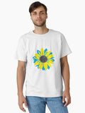 Sunflower Ukrainian Flag Vintage Shirt Ukraine Support Classic Shirt T Shirt Peace Message