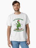 Grinch on Toilet Funny Christmas Bathroom Humor Can t Talk Doing Christmas Stuff Classic T Shirt T Shirt Holiday Trendin
