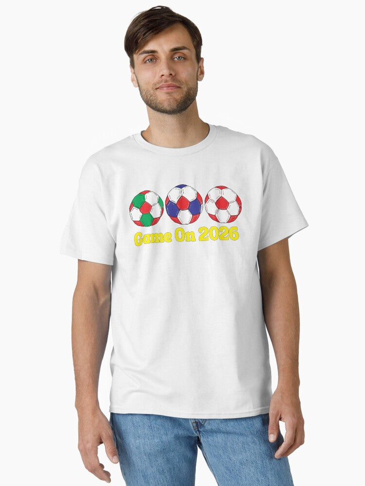Soccer Ball for Football Fans 2026 Classic T-Shirt