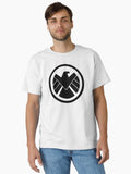 SHIELD LOGO Classic Shirt T Shirt Minimal Style