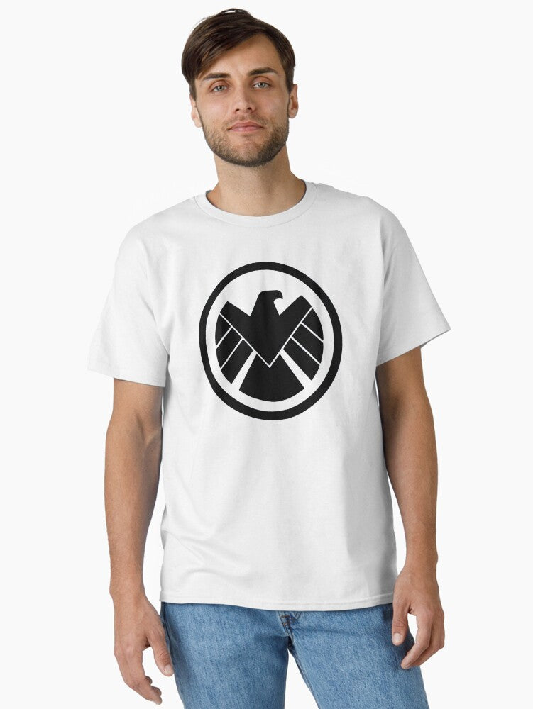 SHIELD LOGO Classic Shirt T Shirt Minimal Style