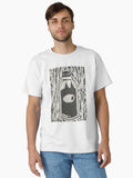 Luci in a glass linoprint Premium Scoop Classic T-Shirt Poster | Aesthetic Graphic | Trending Now