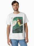 Surfing Jesus Classic Shirt T Shirt Gift Ready