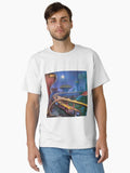 Retro Futurism City Classic T-Shirt | Premium Unisex T-Shirt, Trending Graphic Tee
