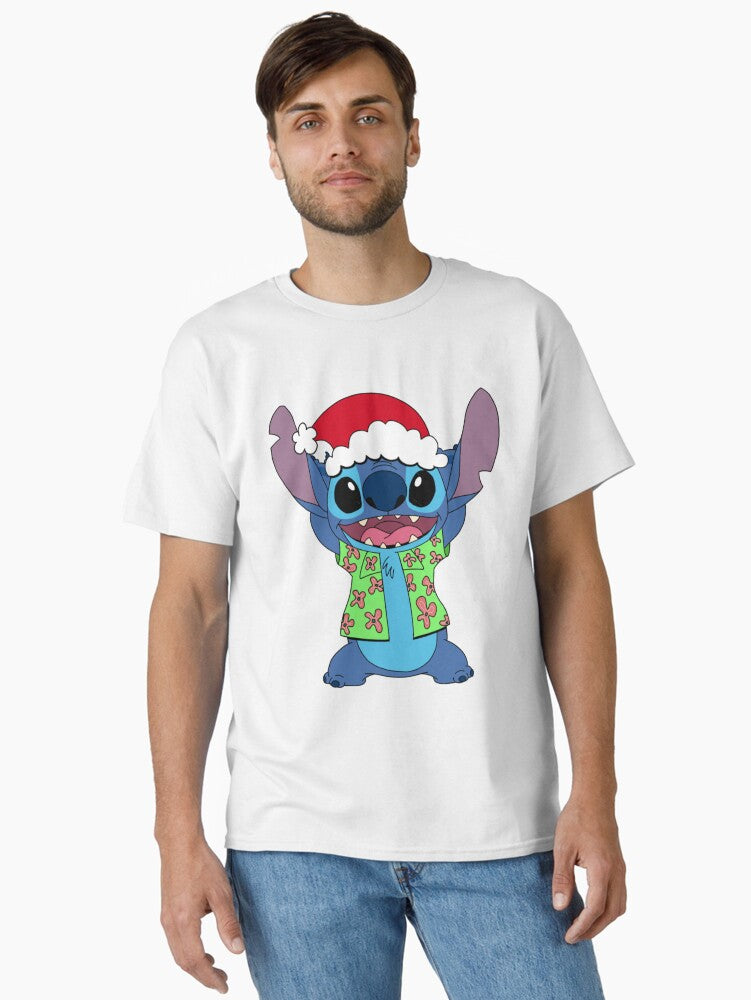 Stitch Christmas Holiday Cheer Cute Festive Design Classic T-Shirt