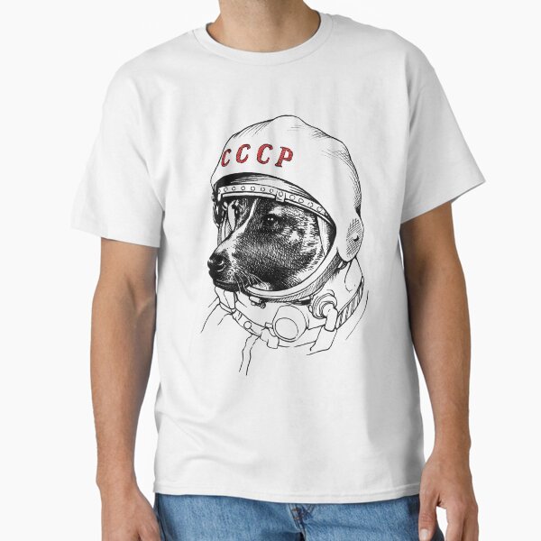 Laika, space traveler Classic T-Shirt for Sale by celestecia