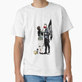 Banksy, Anarchist Punk And His Mother Artwork Classic T-Shirt for Sale by LAURAREARD