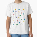 Rock Climbing Boulder Hold Pattern Classic T-Shirt for Sale by Squibfireworks