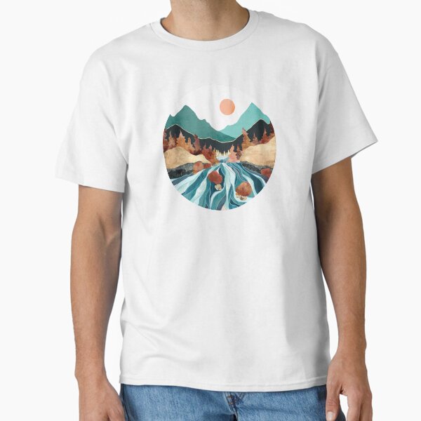 Blue River Classic T-Shirt for Sale by spacefrogdesign