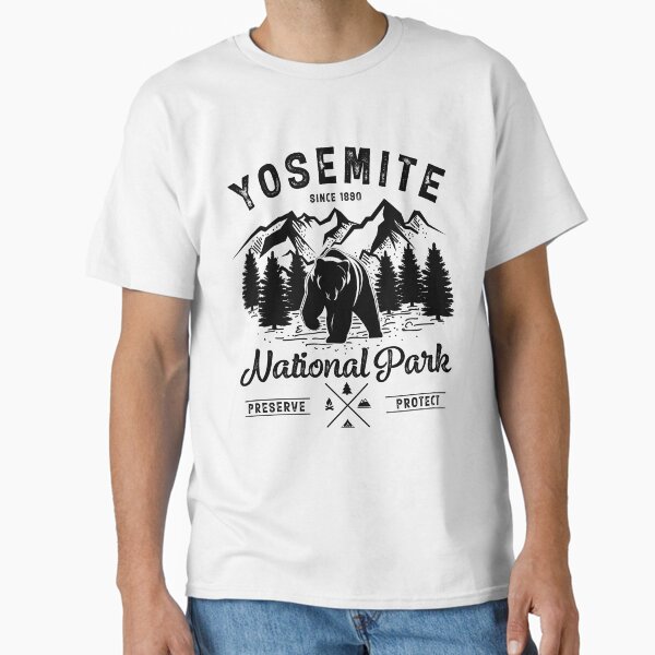 Yosemite National Park Since 1890 Vintage Gift Classic T-Shirt for Sale by AntonetteSimo