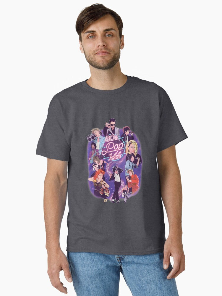 80 s Pop Idols Classic T Shirt T Shirt Comfort Fit Gift Ready