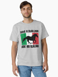 Save a Stallion Ride an Italian Flag Funny Italian Heritage Quote Classic T Shirt T Shirt High Search Demand Gift Ready