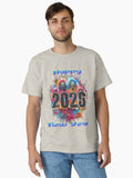 2026 New Year Cat Lovers Paint Splatter Design t shirts Classic T Shirt T Shirt Viral TikTok Gift Ready
