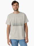Graduated Ice Blue Stripes Classic Shirt T Shirt US Market