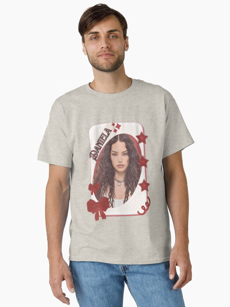 KATEYE Daniela Kpop Y2K Group Card Red Aesthetic Collage Design Classic T-Shirt
