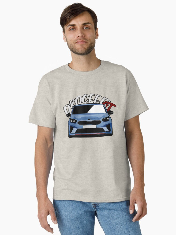 Kia Procced GT Blue Classic T Shirt T Shirt Viral TikTok Gift Ready