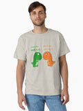 Funny Dinosaurs I Love You This Much Classic Shirt T Shirt Minimal Style