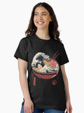 Great Ramen Wave Classic T Shirt Women T Shirt High Search Demand Gift Ready