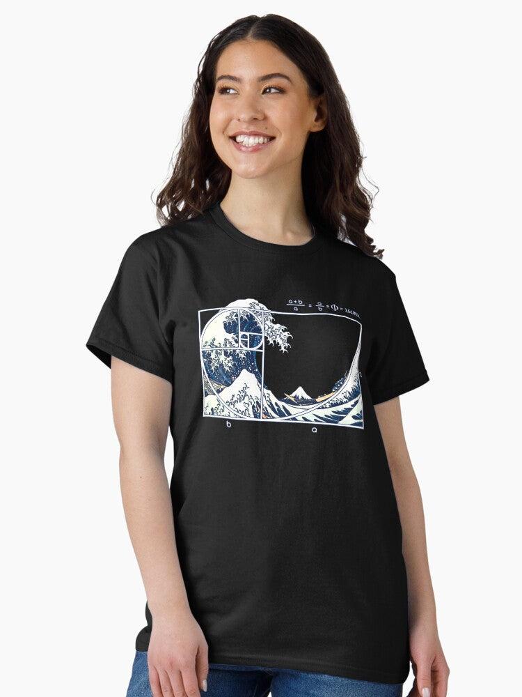 The Great Fibonacci Wave Classic T Shirt Women T Shirt Trending US Daily Wear