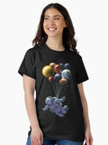 Space Travel Classic T Shirt Women T Shirt Streetwear Style Gift Ready