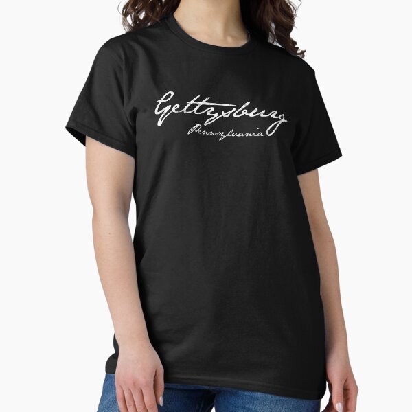 Vintage Gettysburg Pennsylvania Classic Shirt T Shirt Clean Design