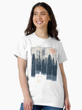 A Fox in the Wild Classic T Shirt Women T Shirt Comfort Fit Daily Wear