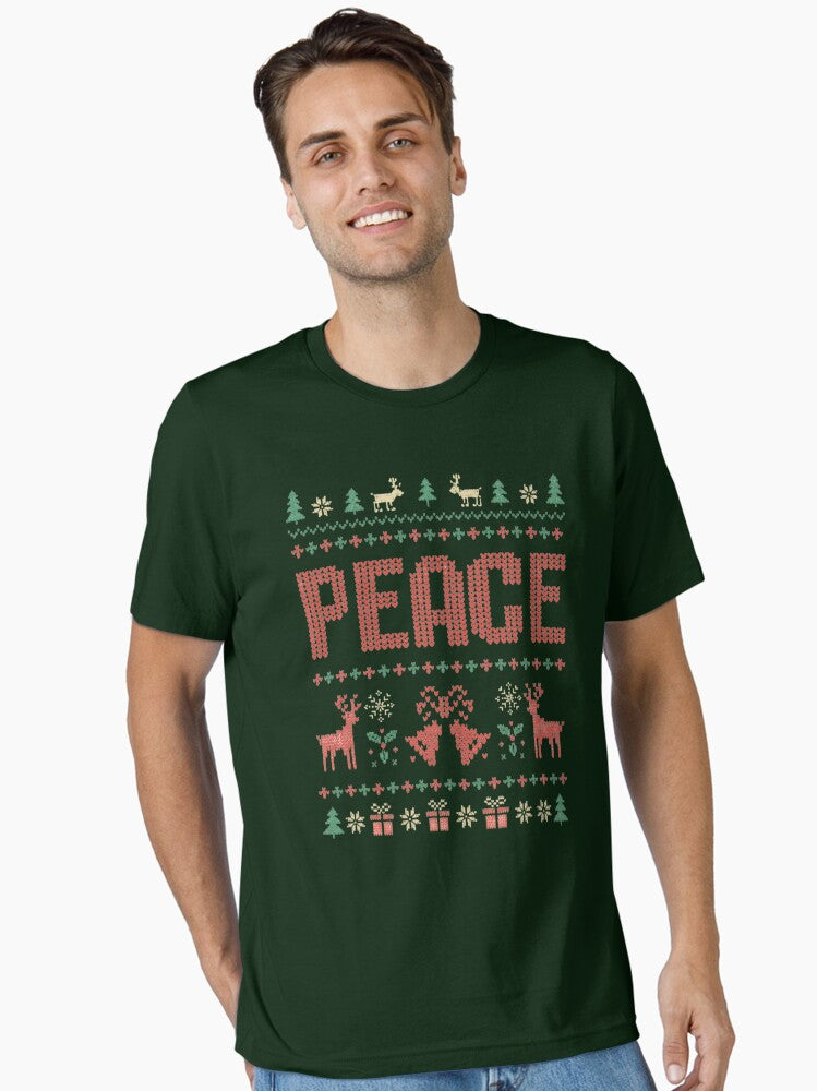 Come in Peace Christmas Holiday Funny Christmas Essential T Shirt T Shirt Premium Print Gift Ready