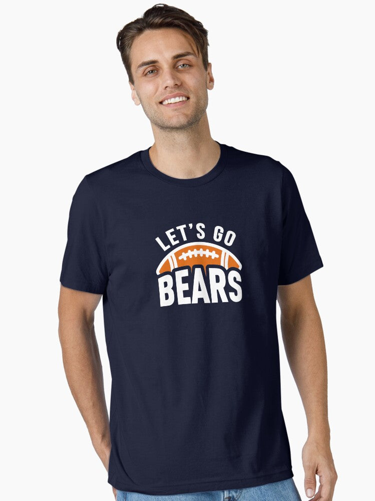 Lets Go Bear Navy Bg Essential T Shirt T Shirt Limited Vibe