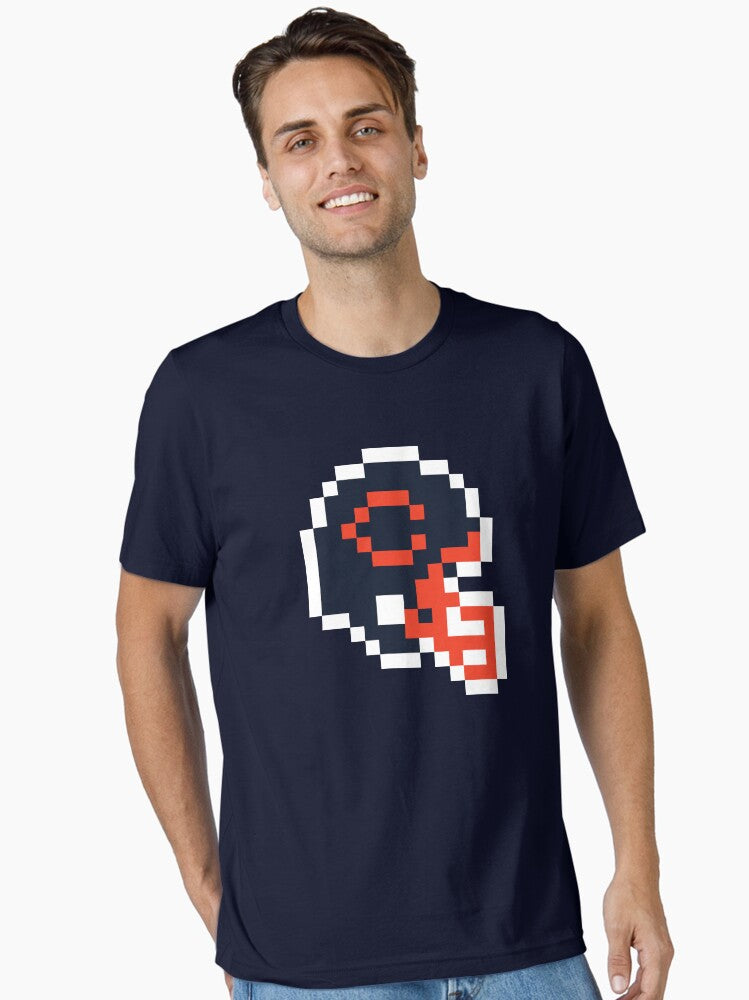 City Bear 8 Bit Football Helmet Only Essential T Shirt T Shirt Premium Print
