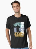 Soccer Vintage Retro Soccer Player Essential Shirt T Shirt Everyday Wear