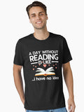 A Day Without Reading For Book Lovers Essential T Shirt T Shirt Trending 2025 Fan Favorite